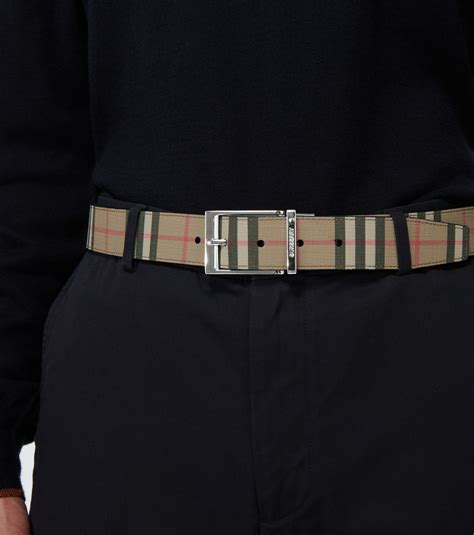 burberry leather double d ring belt|Burberry reversible leather belt.